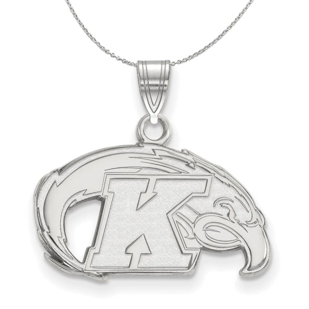 Sterling Silver Kent State Small Necklace - 16 inch